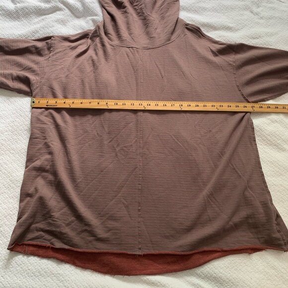 NEW Mododoc striped cowl‎ neck mid weight long sleeve pullover sweatshirt - Picture 8 of 9